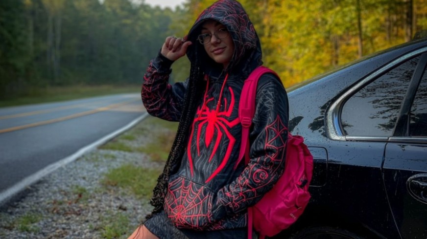 spider hoodie