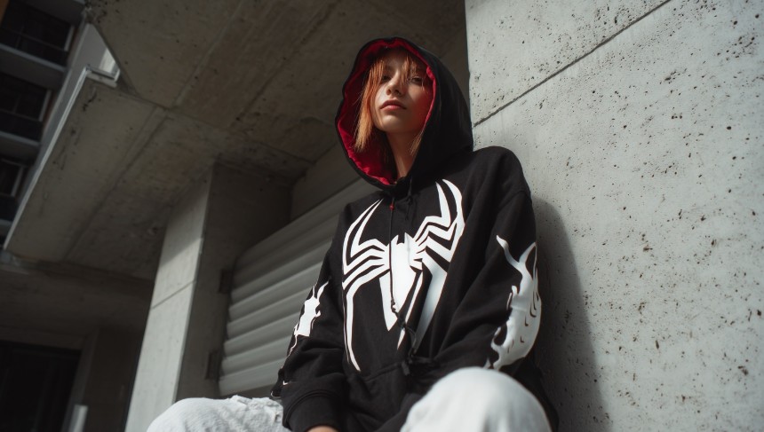 spider hoodie