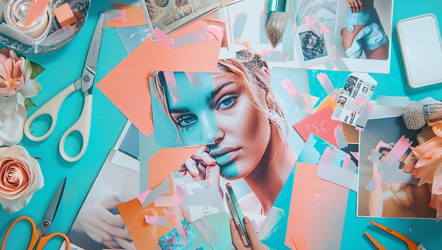 Vision boards have become a motivational and creative self-care trend.