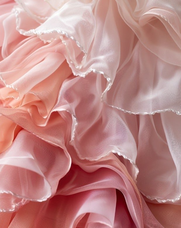 Babydoll top fabric textures cotton satin chiffon knit
