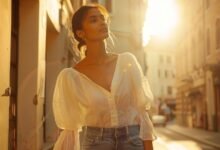 Soft Babydoll Top with Raised Seam