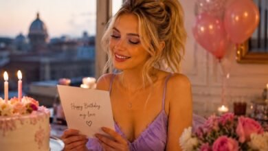 Birthday card message for girlfriend with romantic handwritten note ideas
