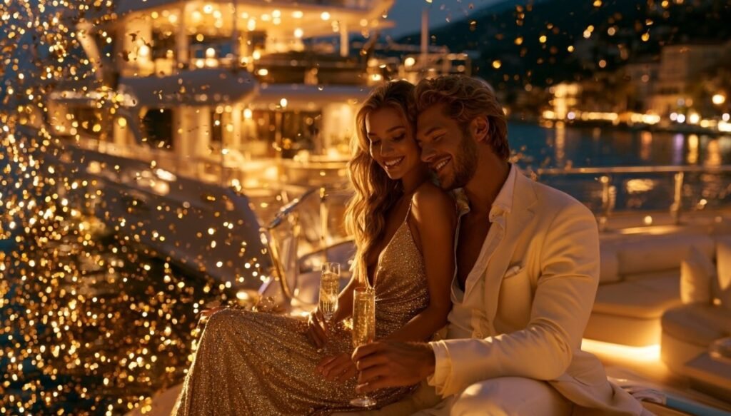 Birthday quotes for girlfriend with luxury evening celebration and romantic caption ideas