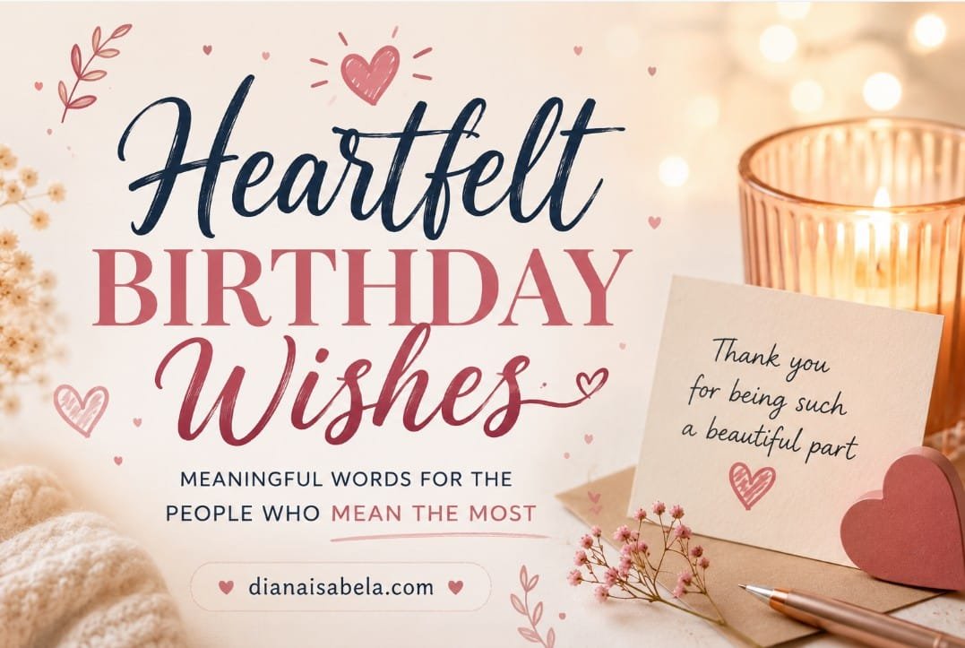 179+ Heartfelt Birthday Wishes for Cards, Texts & Loved Ones