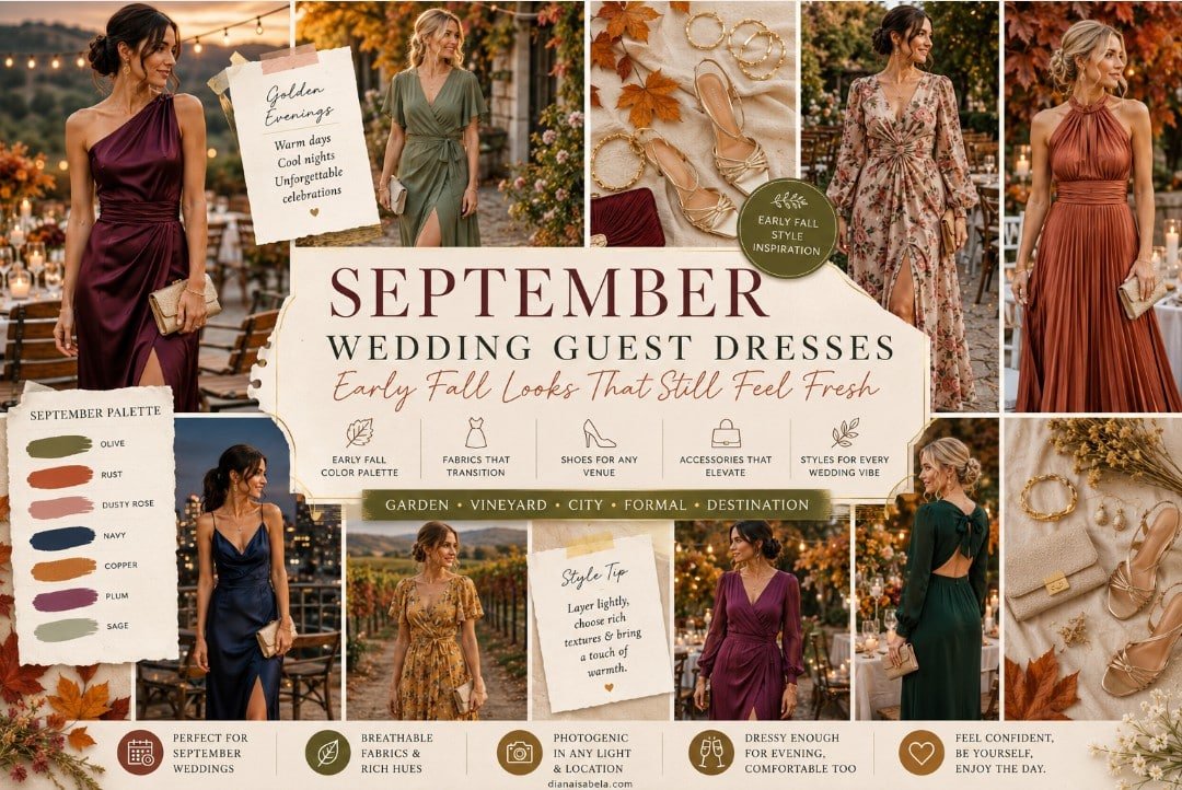 formal dress september wedding Fall Wedding Guest Dresses