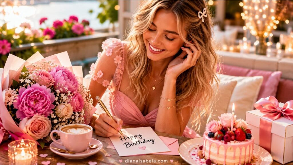 Short birthday wishes for girlfriend with a romantic city birthday celebration