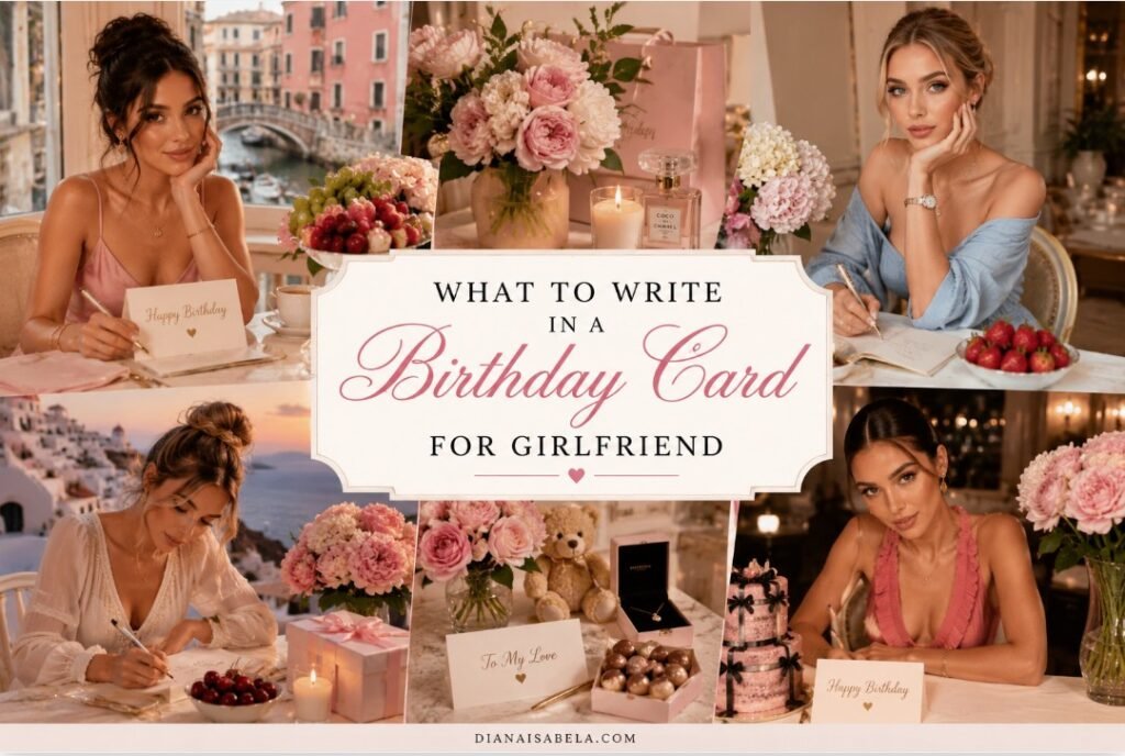What to write in a birthday card for girlfriend with sweet romantic card ideas
