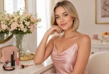 Beginner makeup kit 2026 with soft natural makeup, separated lashes, blush, lip gloss and simple beauty essentials for an easy routine.