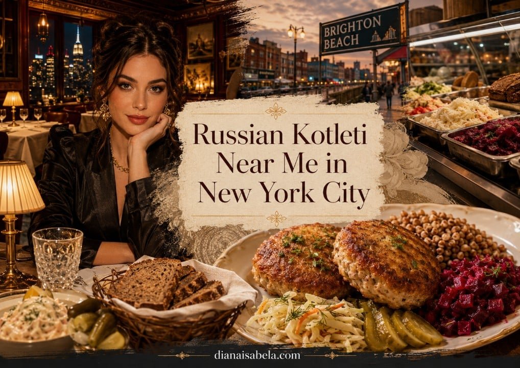 Russian kotleti near me in New York City guide with kotleti, buckwheat, beet salad, rye bread, Brighton Beach deli counters and Manhattan restaurant mood