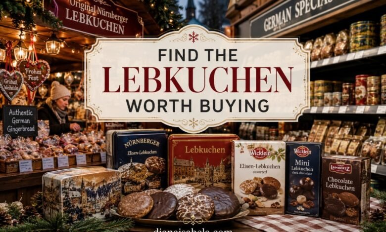 German Christmas market and specialty store selling authentic Lebkuchen