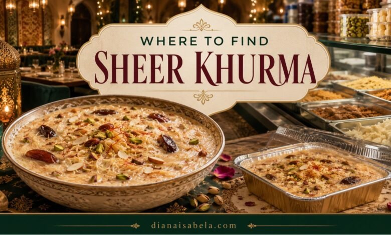Where to find Pakistani sheer khurma at restaurants and Eid caterers