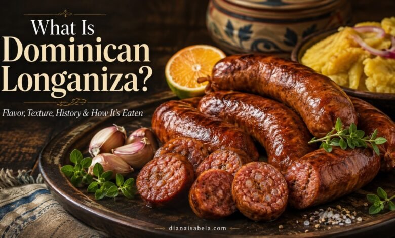 Dominican longaniza with garlic oregano and traditional Dominican seasonings